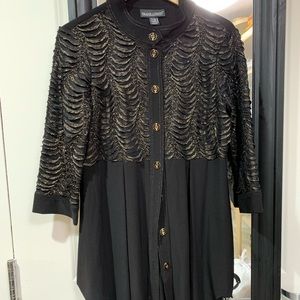 Black and gold Blouse